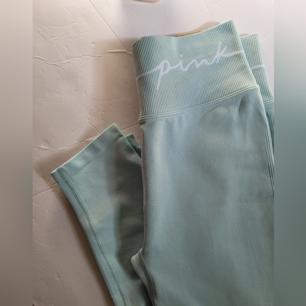 PINK Victoria's Secret  Sky Blue Leggings